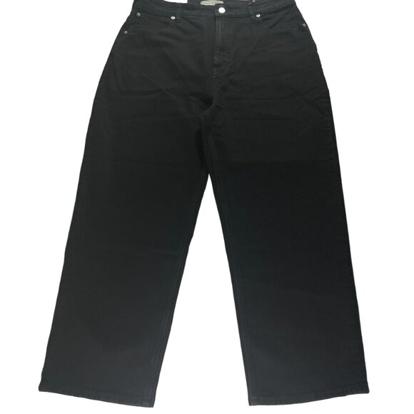 Everlane Curvy Way High Jeans - Coal Black 33 - Picture 6 of 12